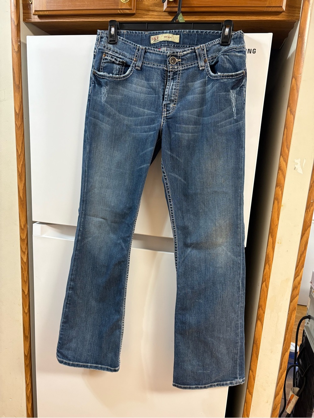 BKE Women's Medium Blue Flare Jeans